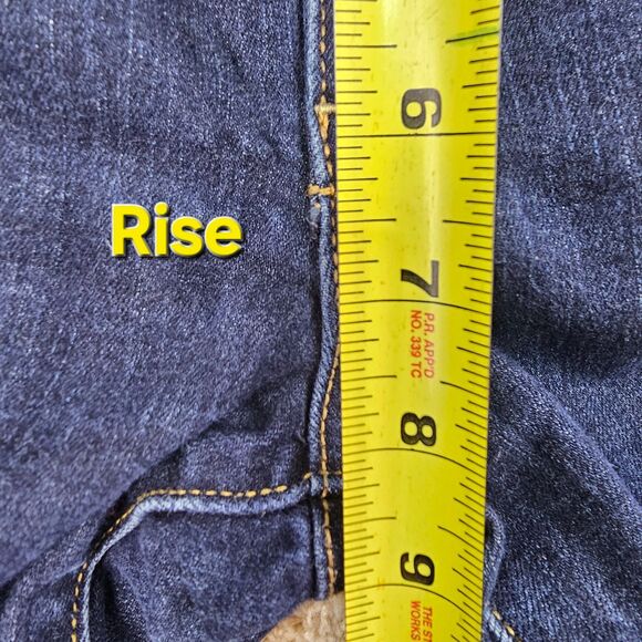 American Eagle Skinny Super Stretch Jeans Dark Wash Women's Size 12 Short - Picture 13 of 16